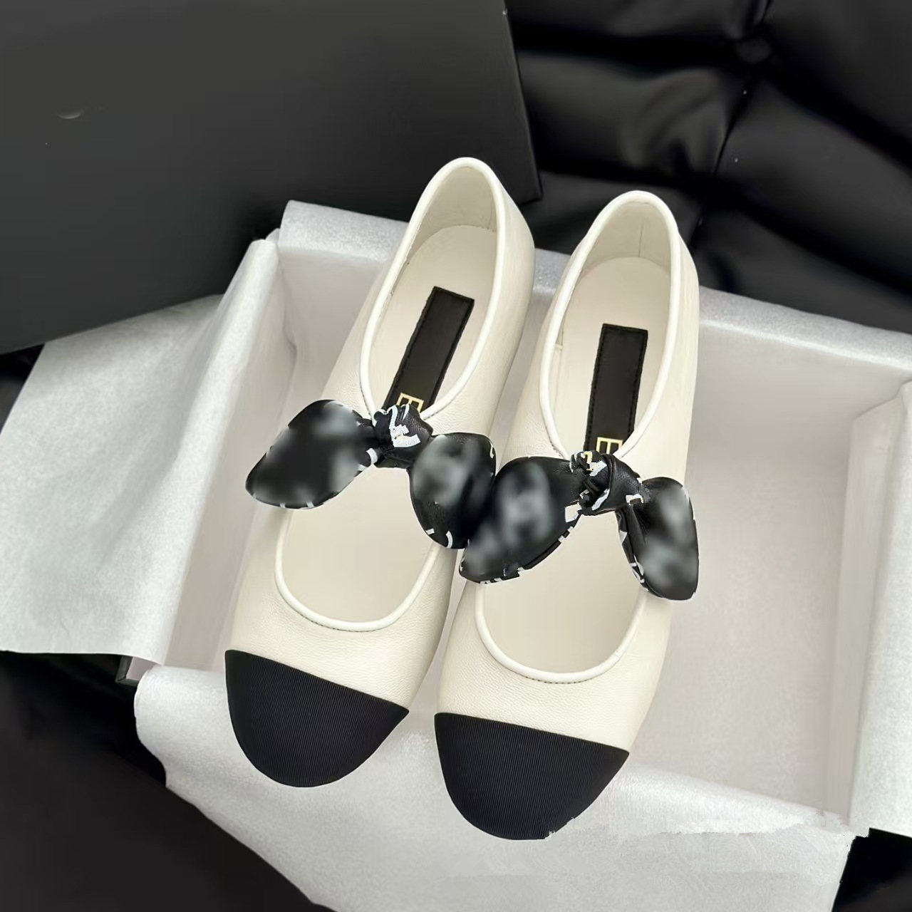 Women's Version Classic Style Spring Flat French Color Matching Mary Jane Women's Shoes