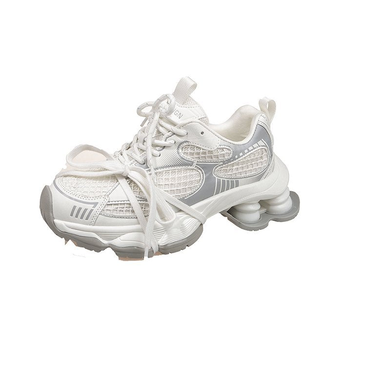 Women's Genuine Platform Dad Spring Mesh Breathable Sneakers