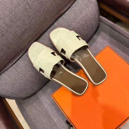 Women's Genuine Fashion Beach Outer Wear Chunky Heels