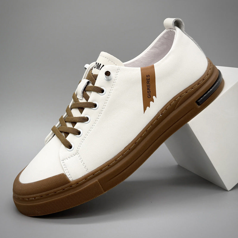 Men's Soft Bottom Breathable White Free Of Men's Shoes