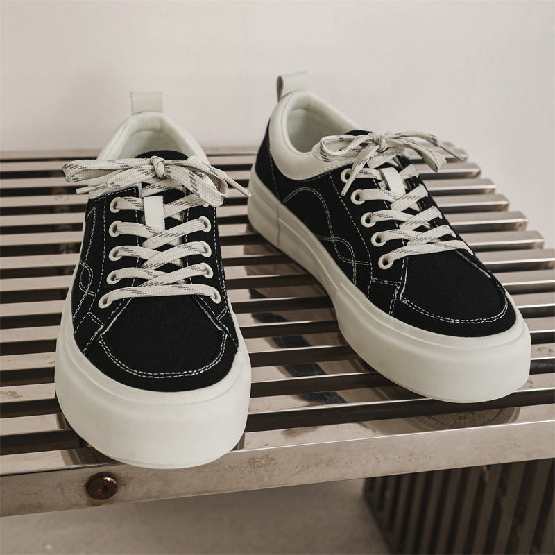 Men's Spring Trendy Breathable Cloth Sports Niche Sneakers