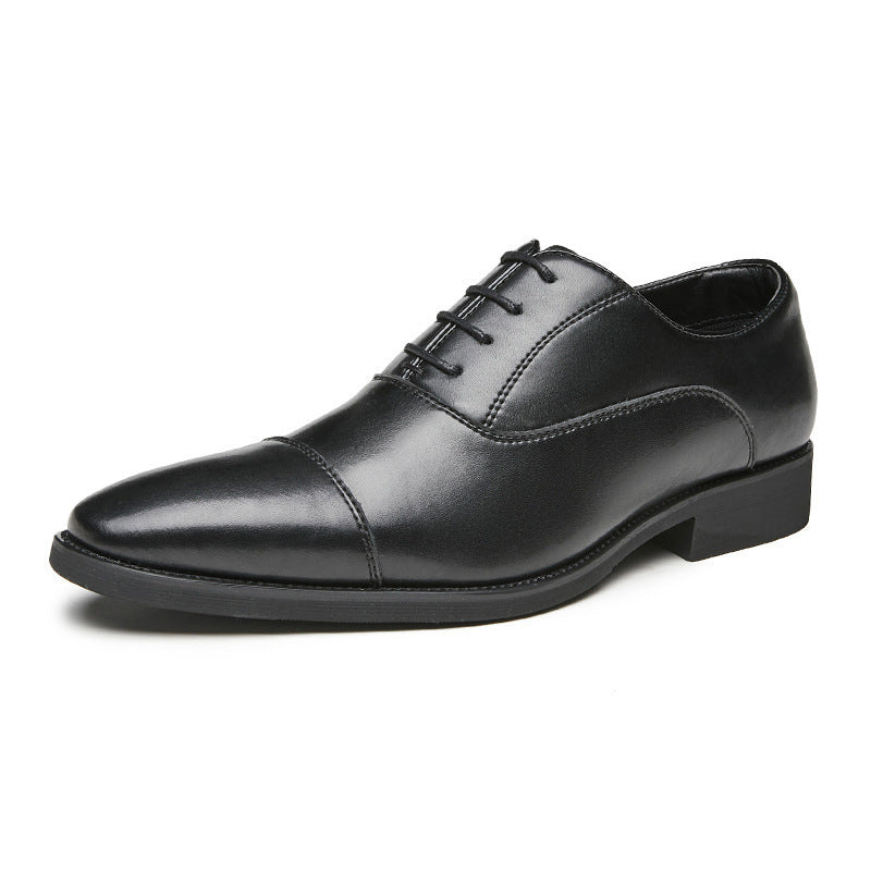 Men's Insole Formal Wear Soft Bottom Oxford Pointed Leather Shoes