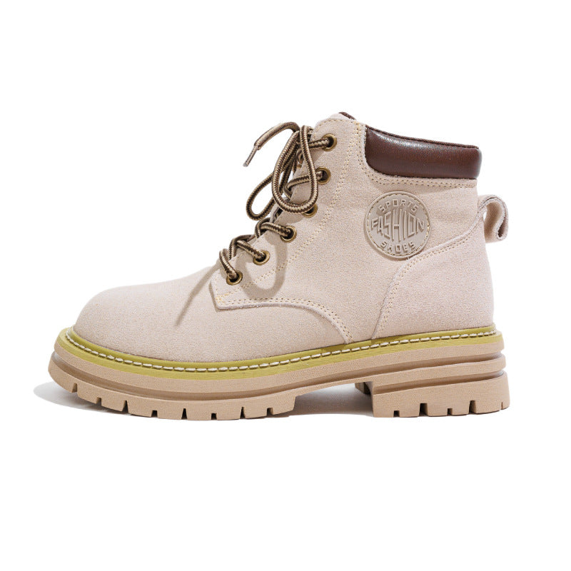 Women's Summer Genuine Retro Tooling Western Cowboy Thick Bottom Inner Height Women's Leather Boots
