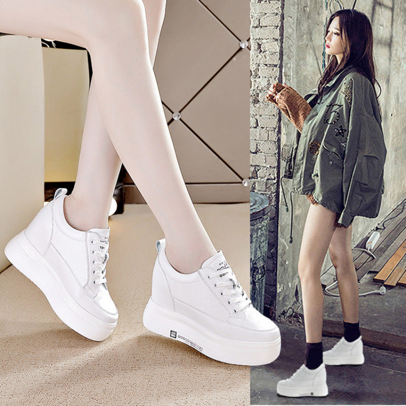 Women's Height Increasing Insole Breathable Air Cushion Platform Women's Shoes