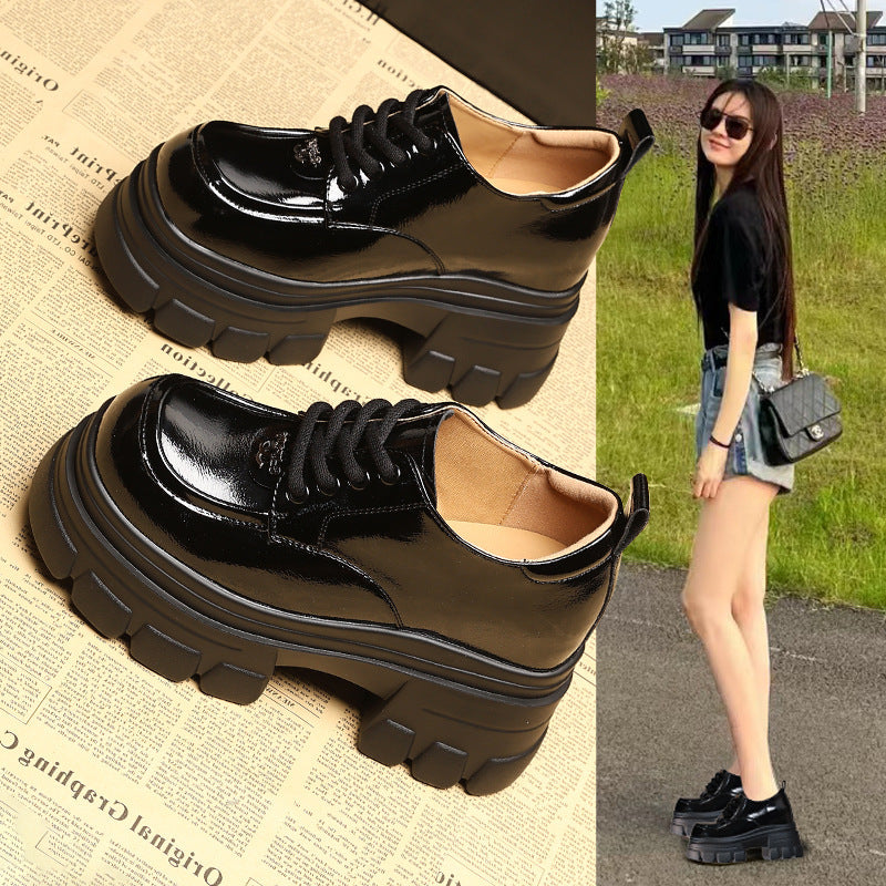 Women's Small Thick Bottom Height Increasing Insole Loafers