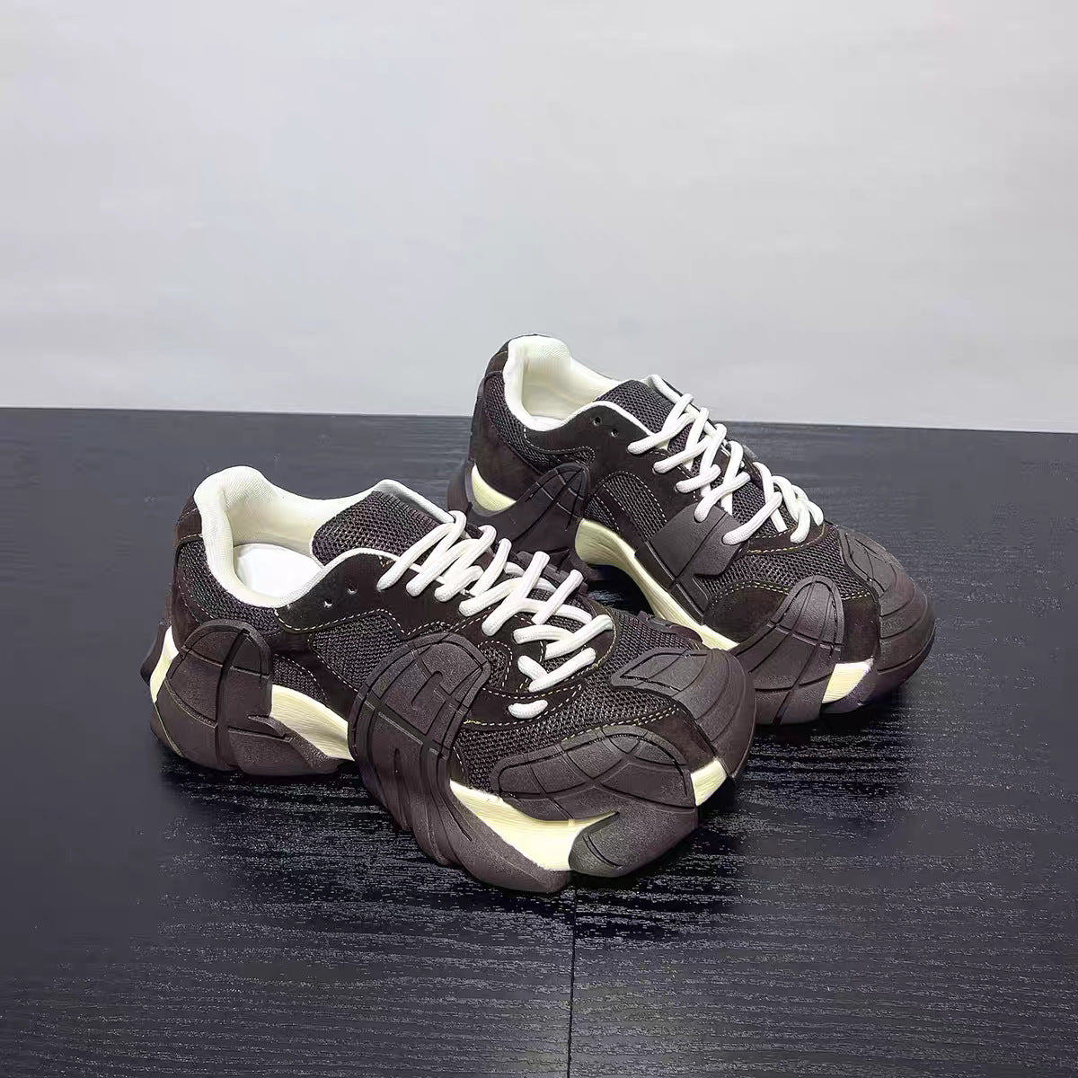 Grape Mom Hot Octopus Dad Mesh Stitching Sneakers