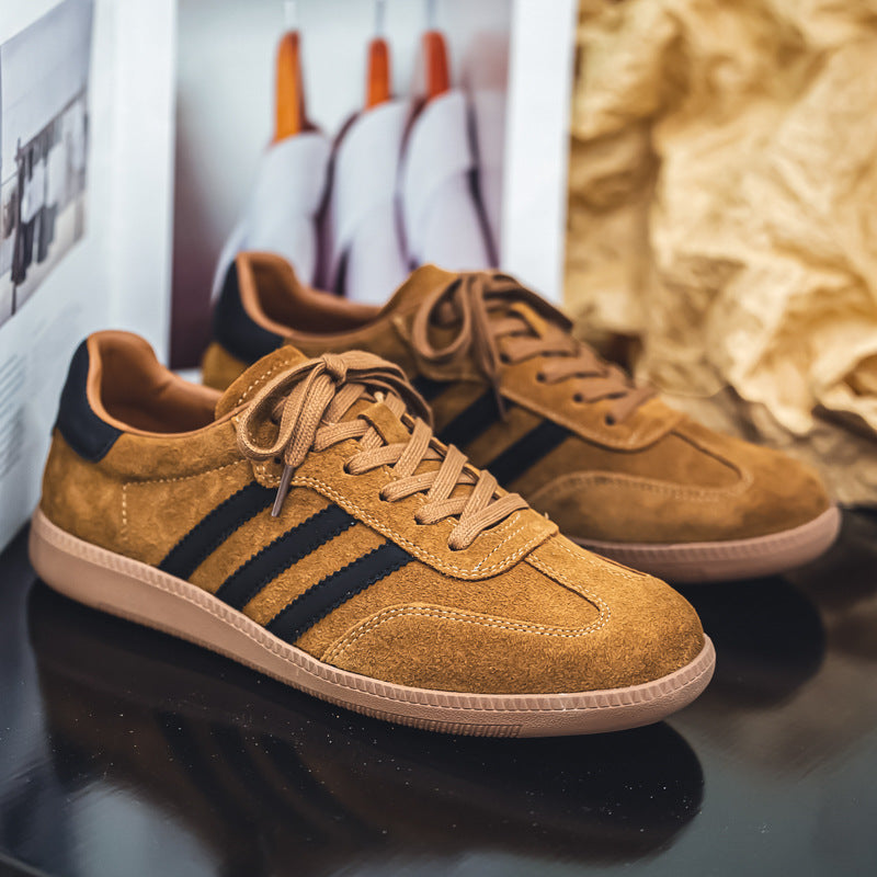 Men's Genuine Matte German Training Autumn Versatile Sneakers