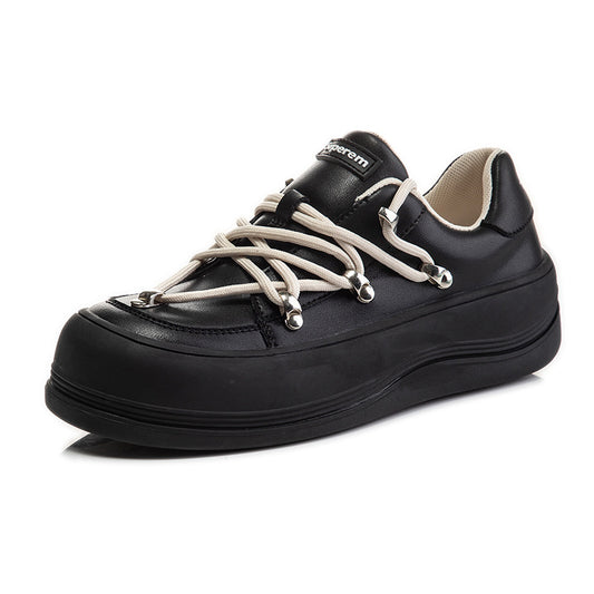 Women's Flat Genuine Low-cut Running Heightened Single Women's Shoes