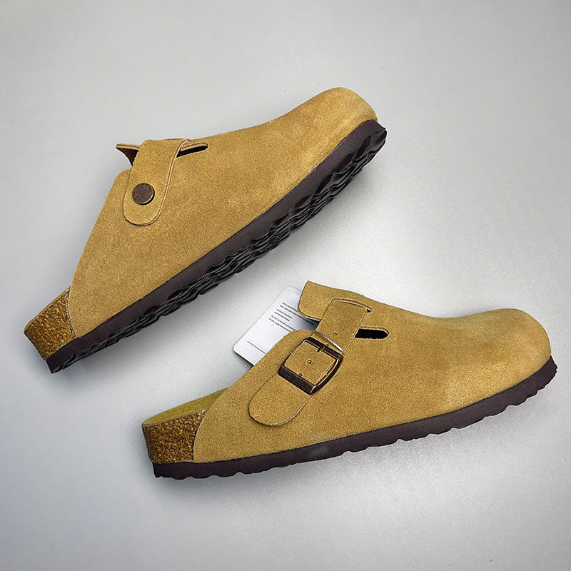 Genuine Couple Essential Street Shot Closed Toe Slippers
