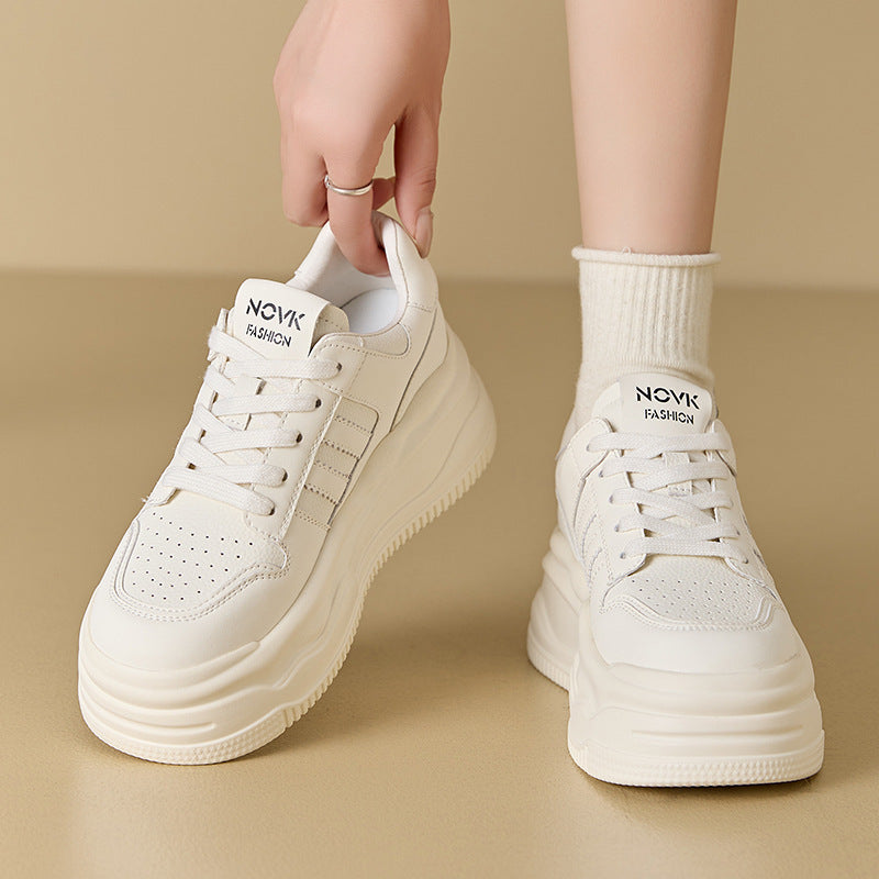 Women's Soft Bottom Not Tired Feet Thick Heightened Easy Women's Casual Shoes