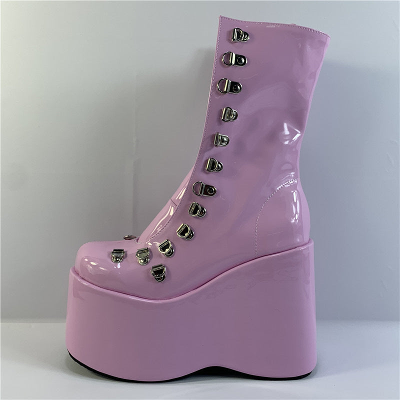 Color Round Toe Pumps Fashion Super Women's Shoes