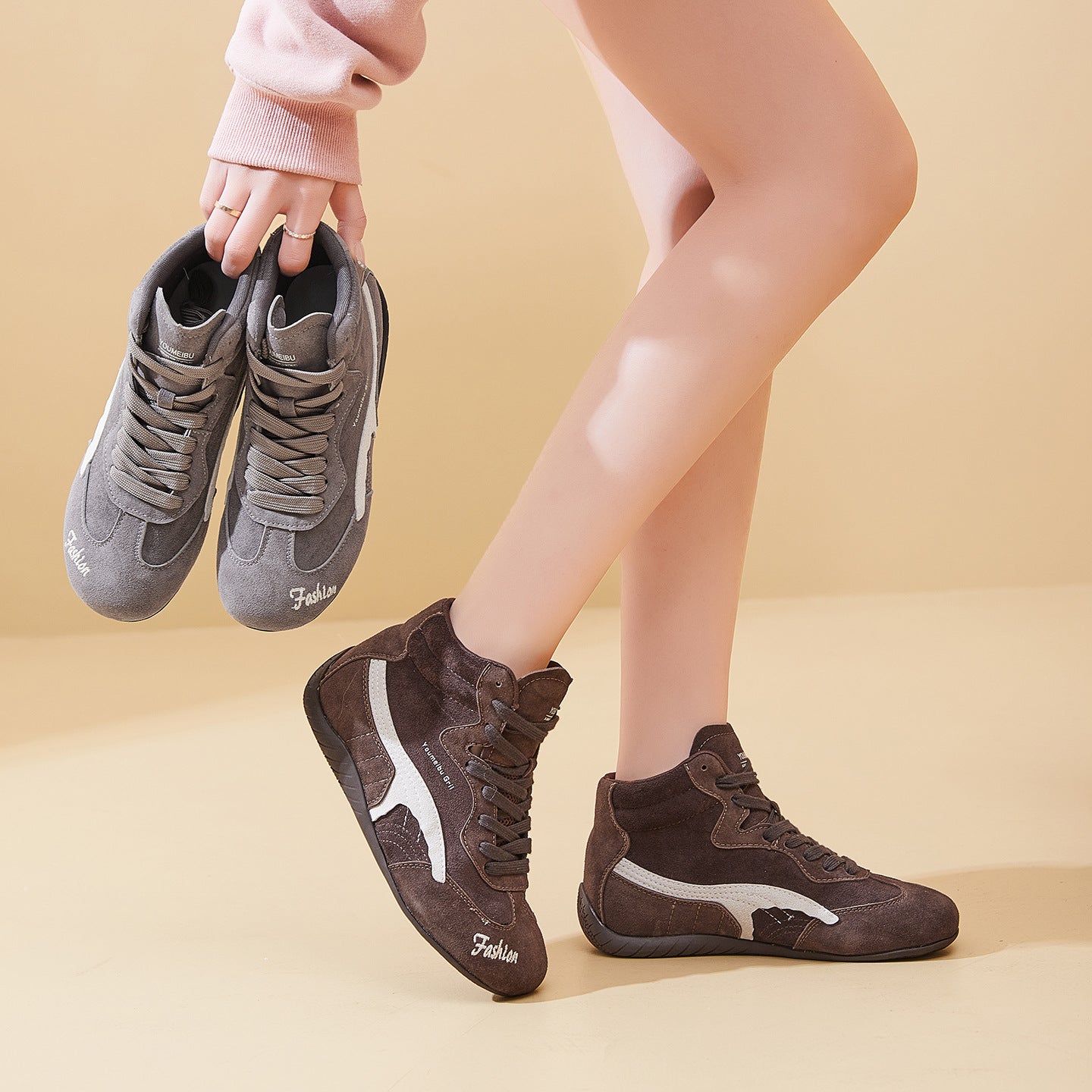 Women's Training For Trendy Autumn Korean Style Fashionable Women's Sports Shoes