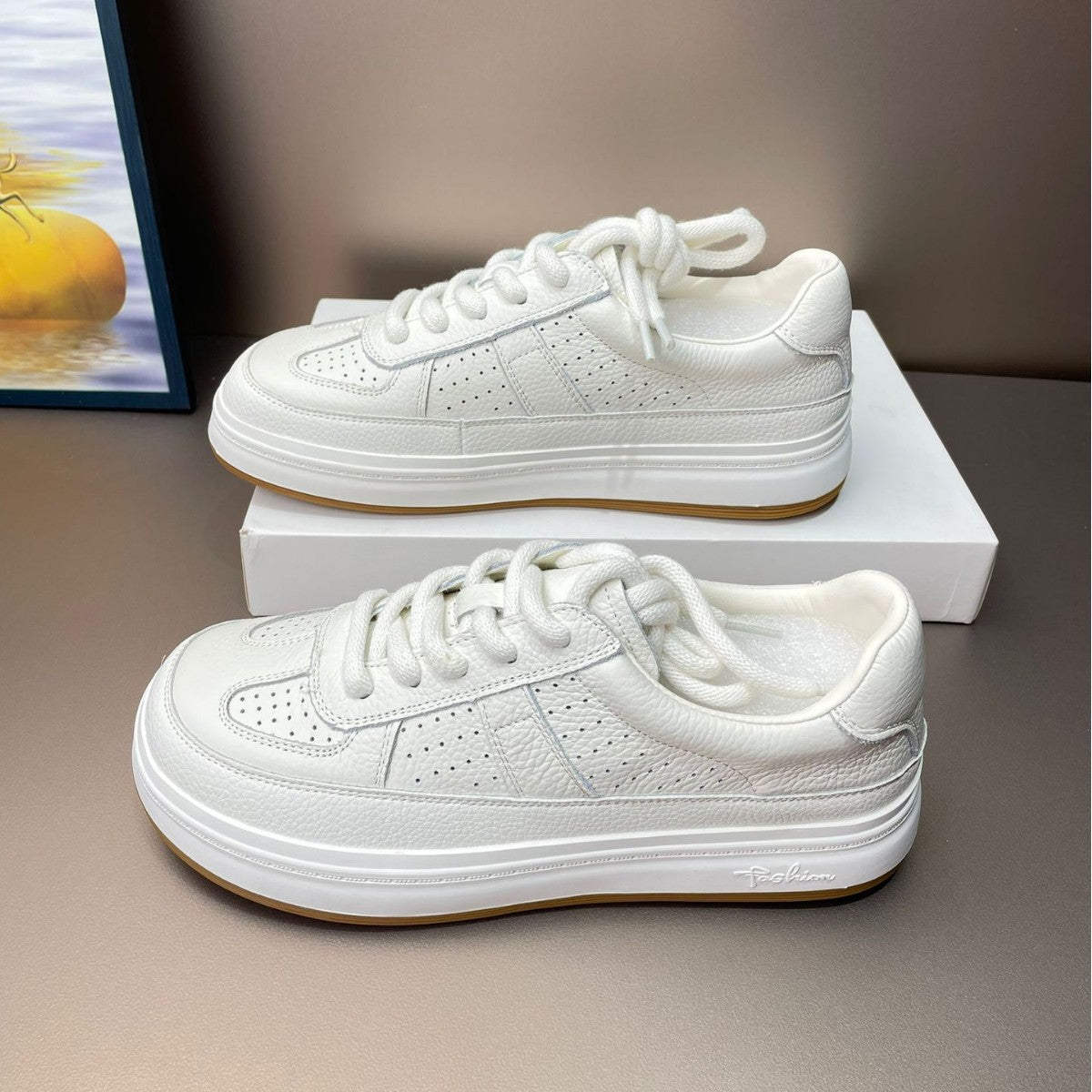 Female Summer Authentic Hollow Out Breathable Simple Flat Sandals