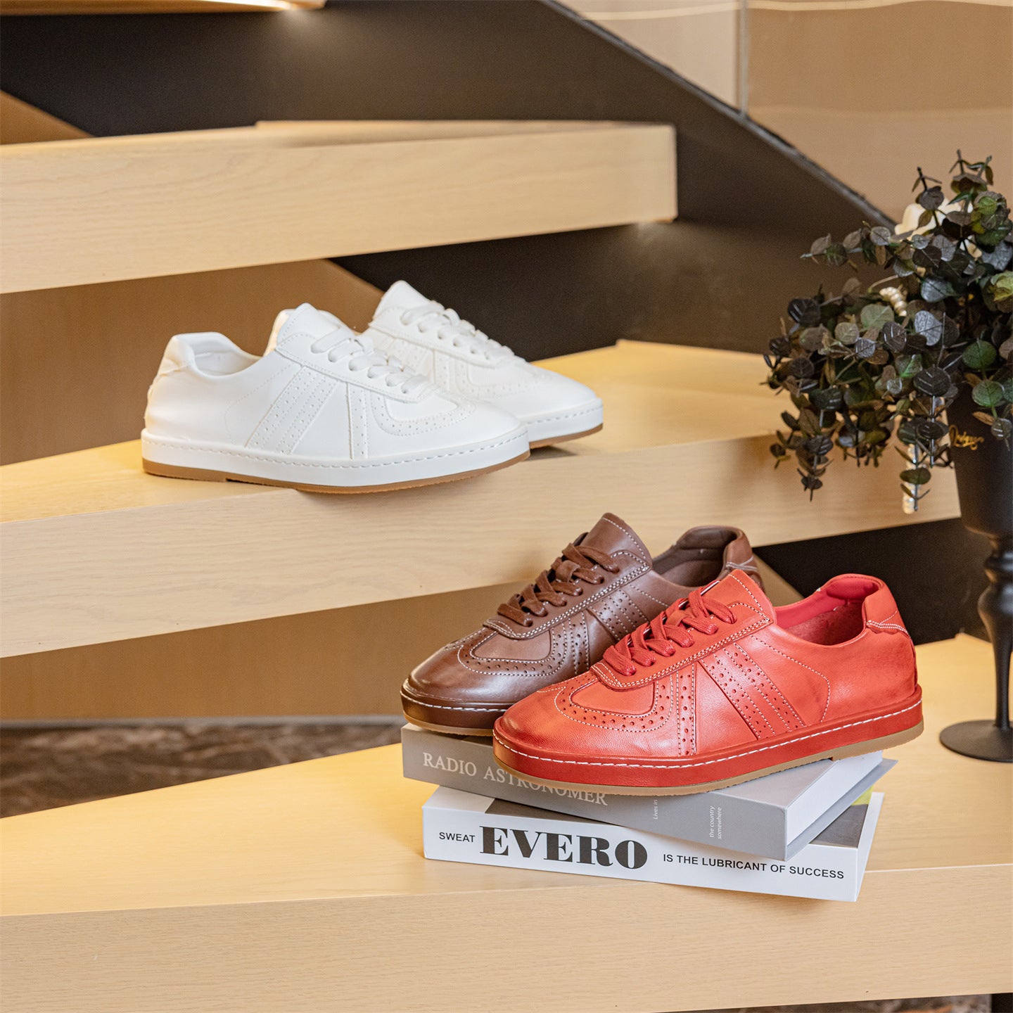 Women's Spring Retro Training Genuine Inside Outside Women's Casual Shoes