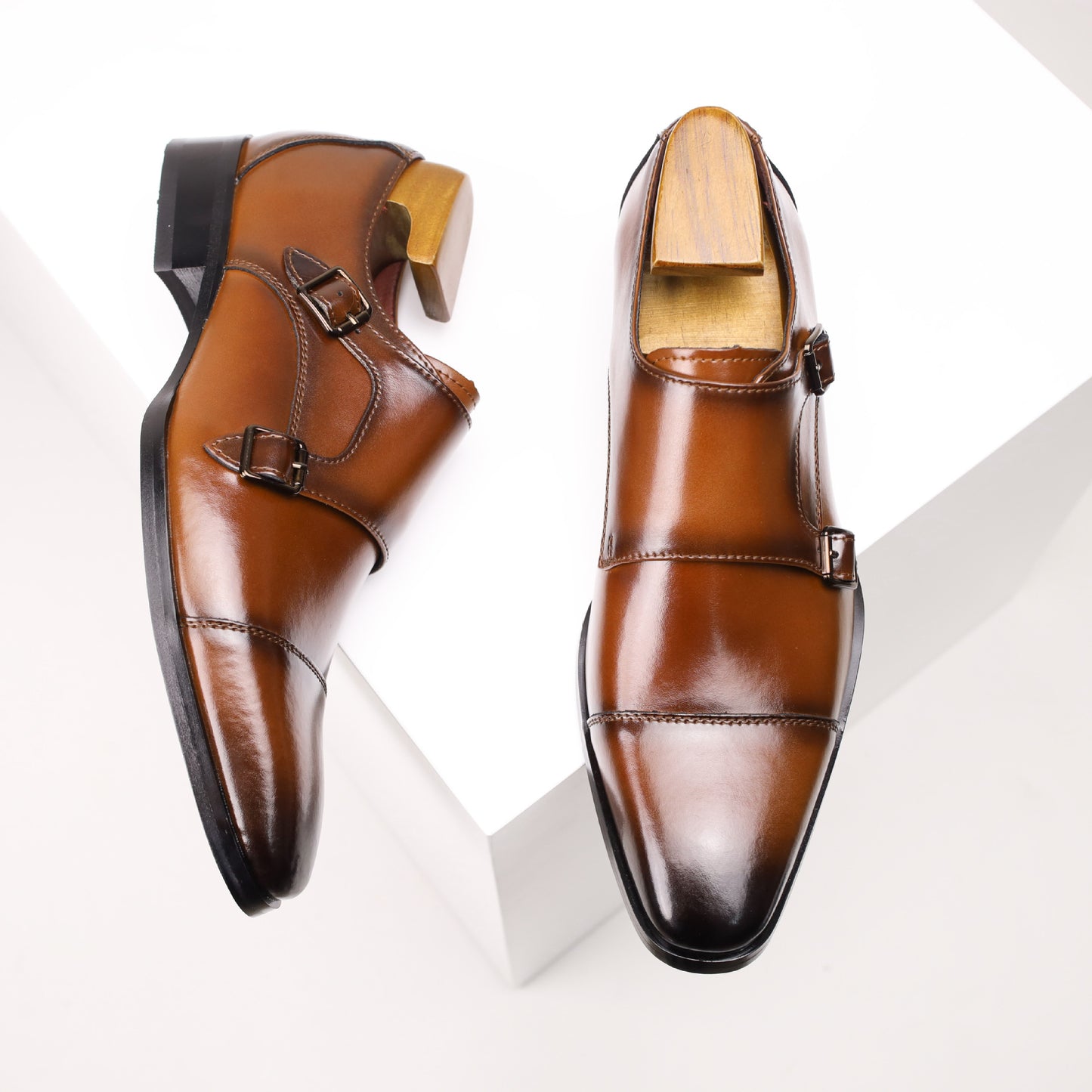 Men's Plus Size Gentleman British Style Formal Wear Men's Business Leather Shoes