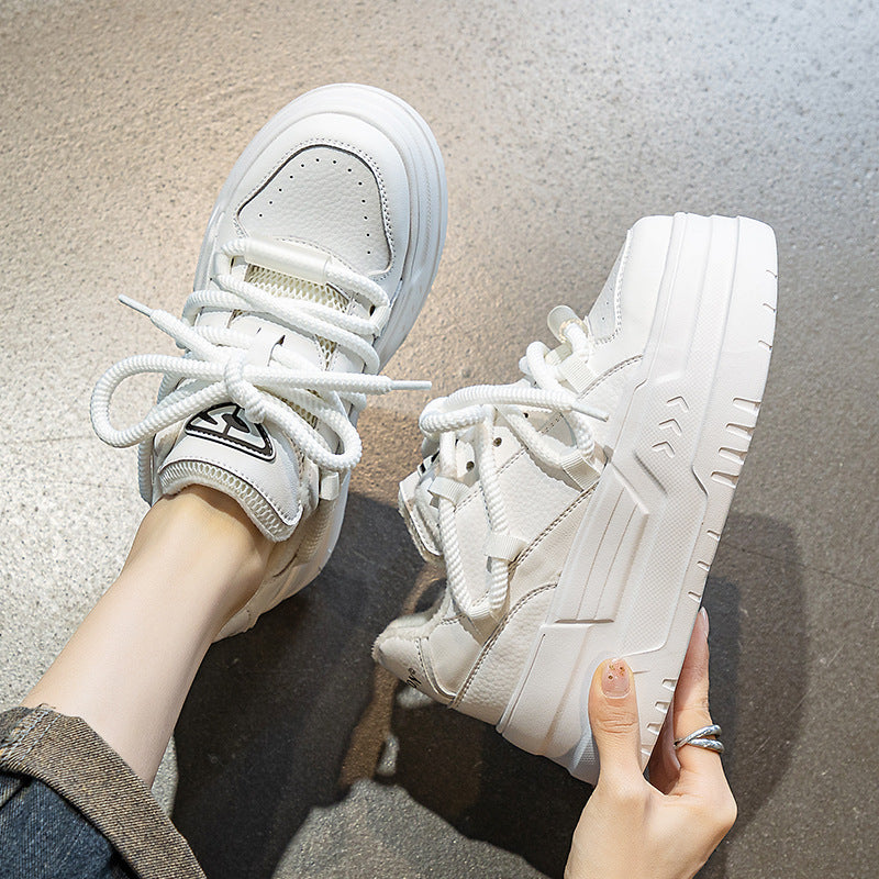 Women's Hight Increasing Board Winter Veet Warm Sneakers