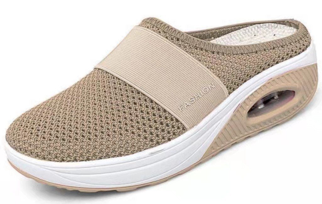 Women's Summer Plus Size Closed Toe Half Casual Shoes