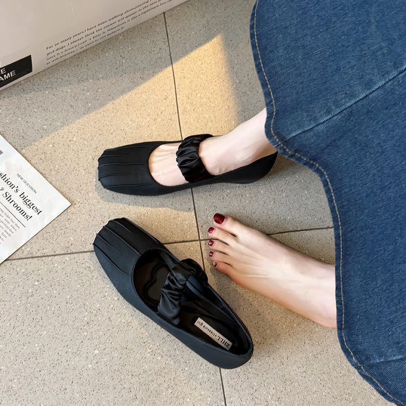 Women's Flat Square Toe Closed Plus Sizes Women's Shoes