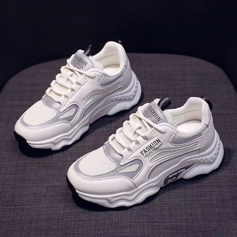 Women's Trendy Spring Slimming Reflective Breathable Single Liner Casual Shoes