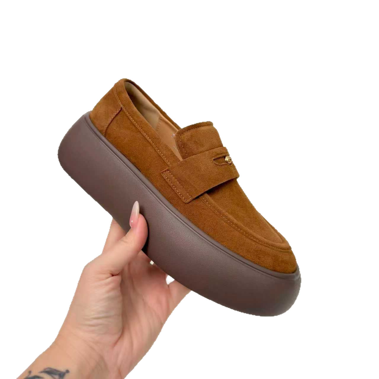 Milk Pastry Spring Thick Sole Light Casual Shoes
