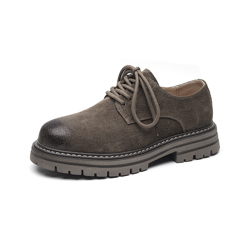 Men's Retro Big Toe Increased Martin Leather Shoes