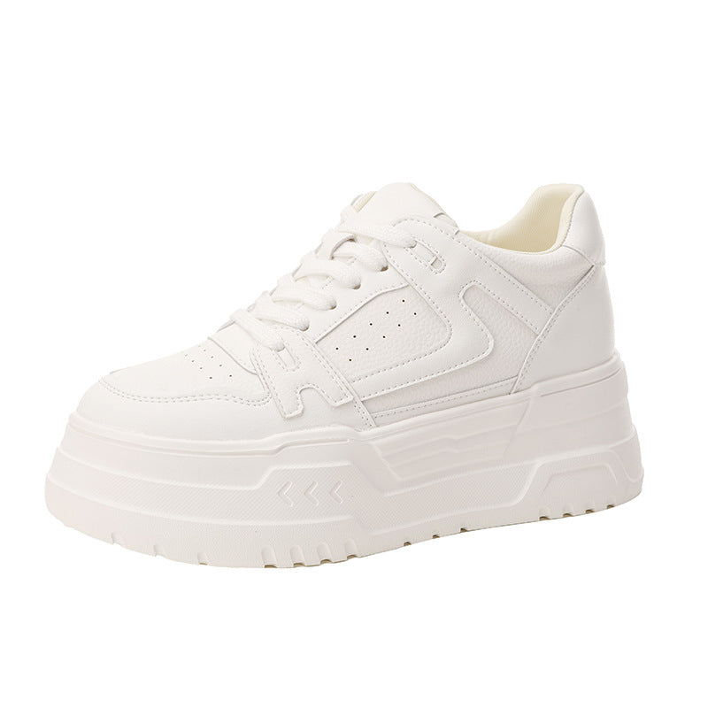 Women's Thick Bottom Hidden White Breathable Sports Small Women's Casual Shoes