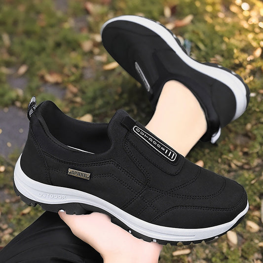 Men's Plus Size Autumn Breathable Feet Slip-on Casual Shoes