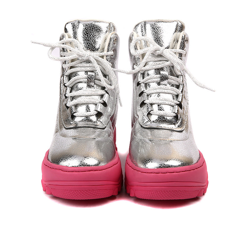 Women's Cold Protection Fleece Thick Warm Platform Cotton Snow Boots