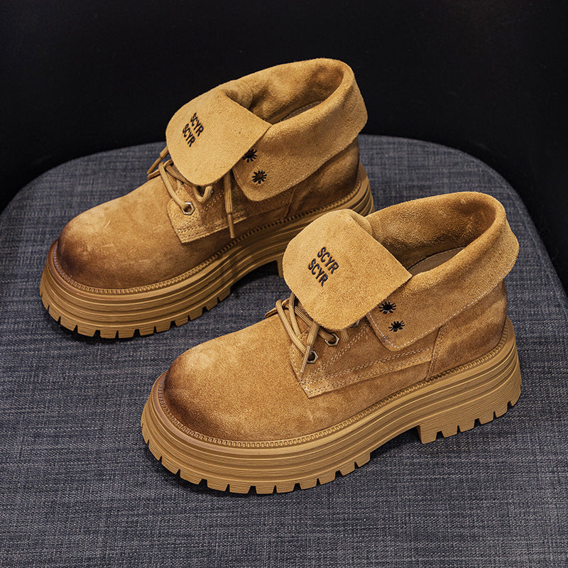 Women's Knight Thick Bottom Two-way Wear Brush Boots