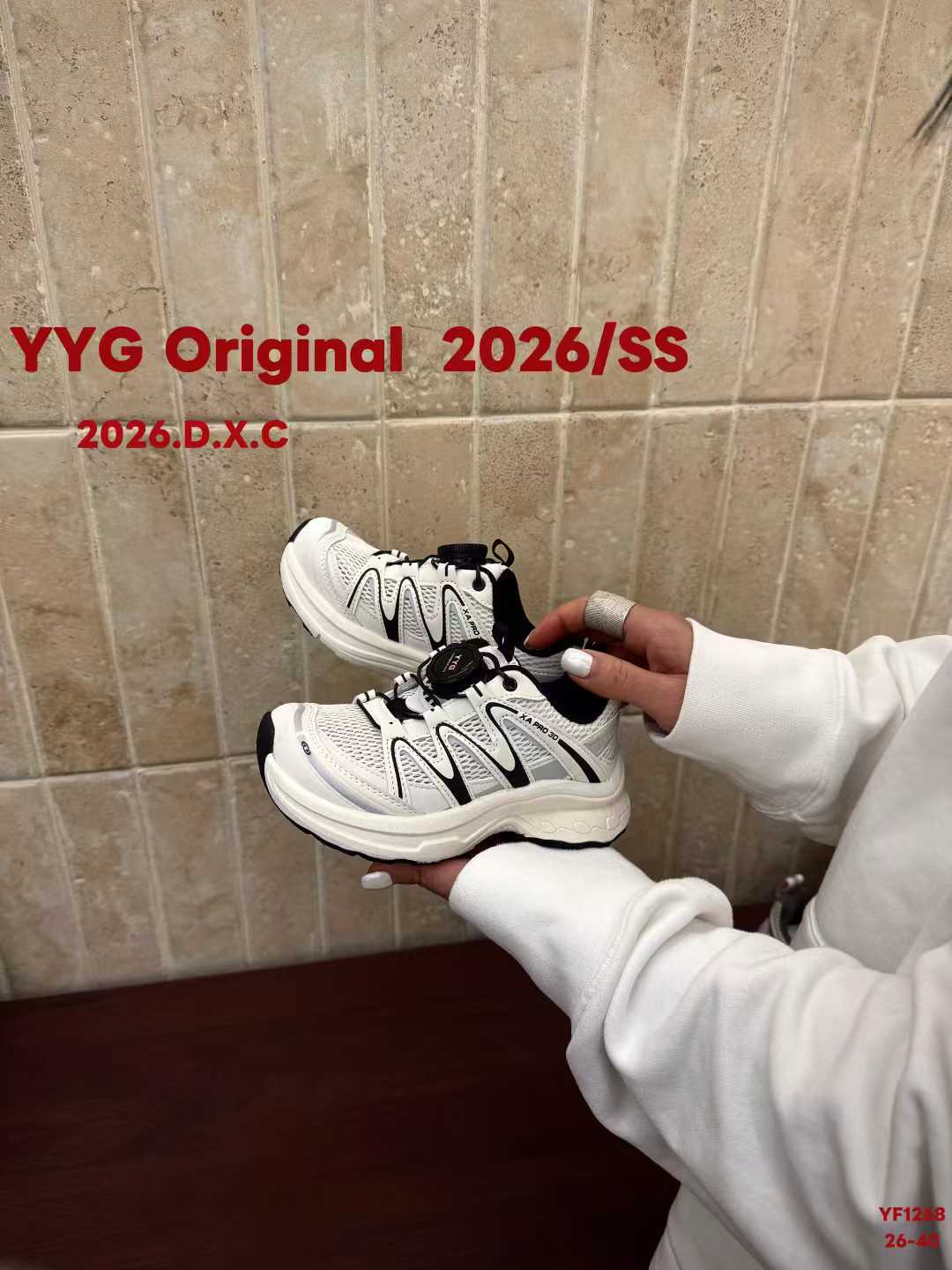 Children's Summer Single Mesh Button Medium Large Sneakers
