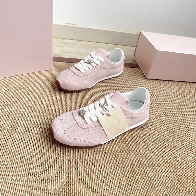 Women's Genuine Flat Bottom Comfort Soft German Training Casual Shoes