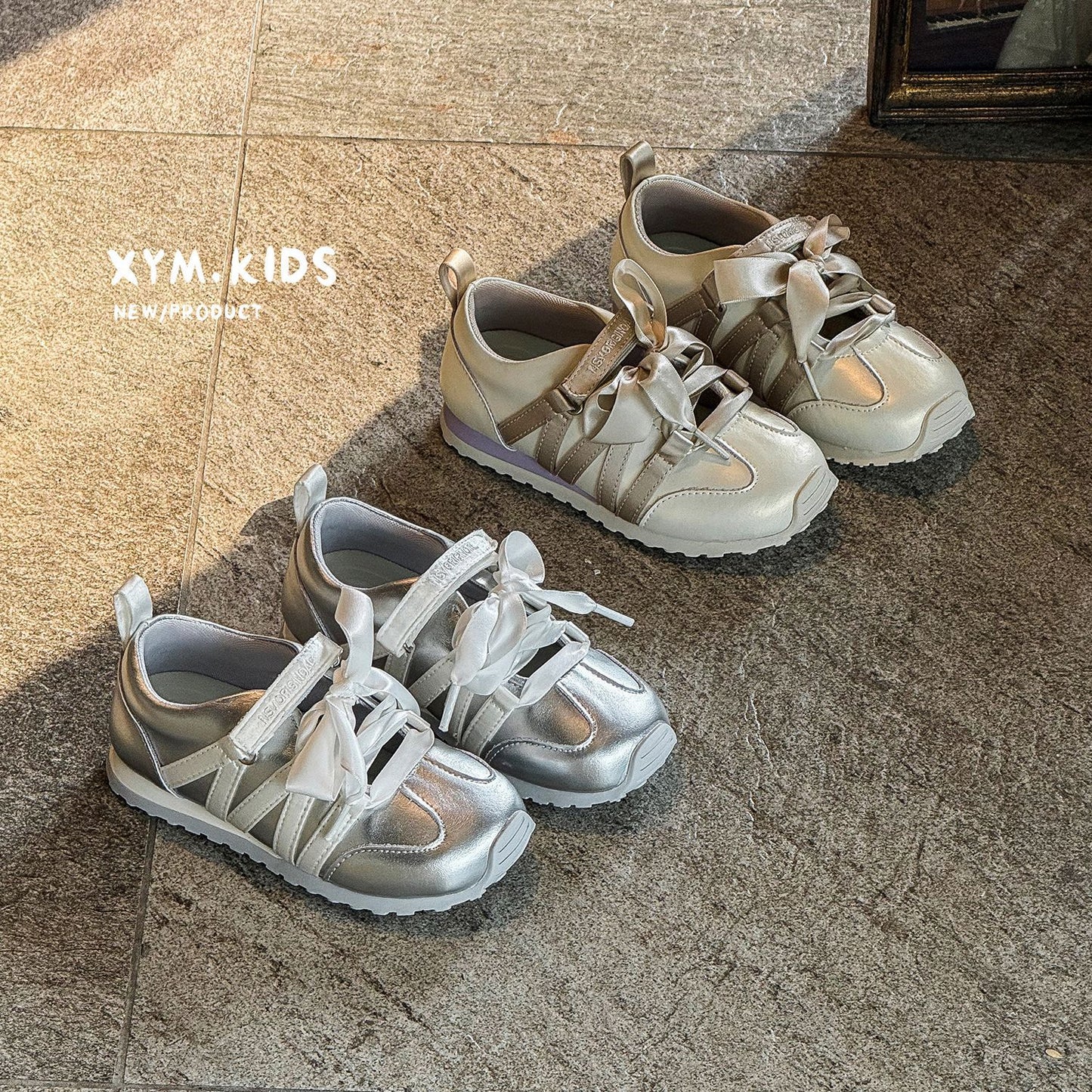 Children's Korean Style Fashion Bowknot Ballet Princess Children's Sports Shoes