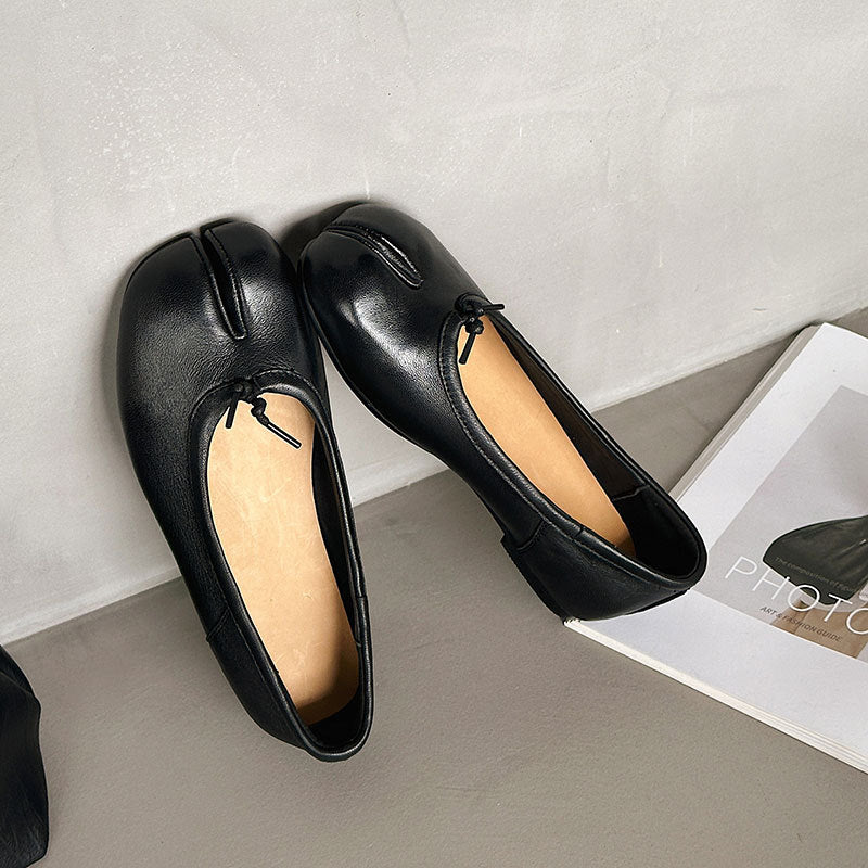 Women's Mary Jane Horseshoe Comfortable Soft Bottom Buckle Flat Low Mouth Heels