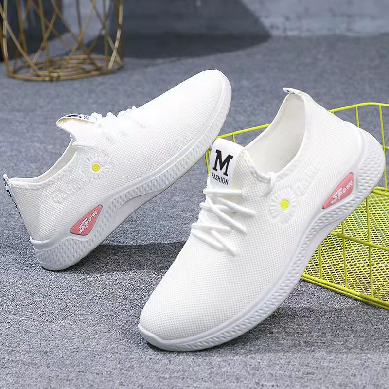 Women's Summer White Female Korean Running Trendy Women's Shoes