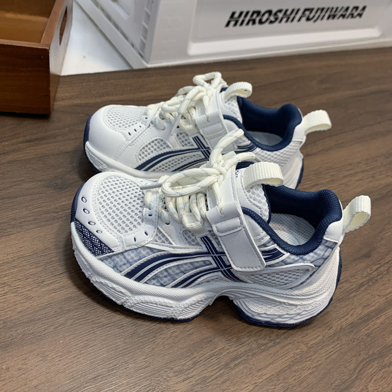 Children's Spring Boys Mesh Fashion Breathable Running Children's Sports Shoes