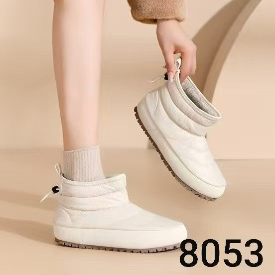 Women's Flower White For Match Dad Tide Height Sneakers