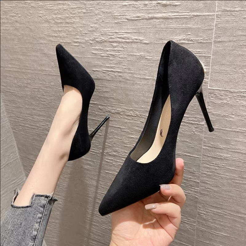 Women's Professional Super High Shallow Mouth Stiletto Women's Fashion Shoes