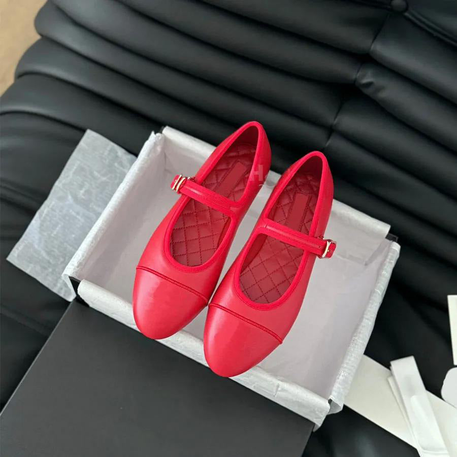 Style Genuine Strap Ballet Female Vintage Low-cut Mary Women's Casual Shoes