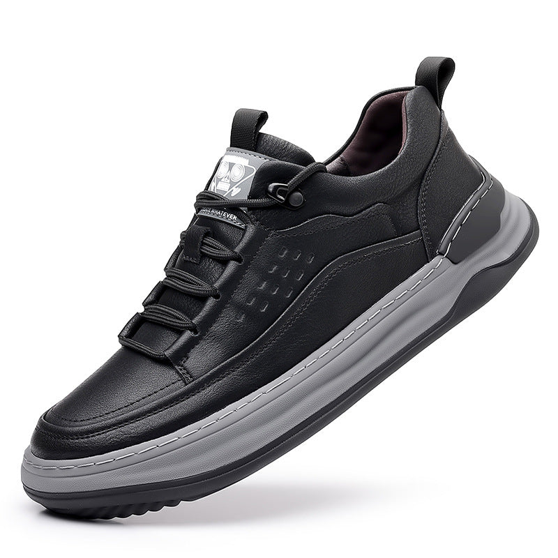 Men's Thick-soled Trend Outdoor Sports Board Leather Shoes
