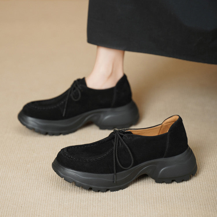 Women's Genuine Sports Platform Deep Mouth Pumps Women's Fashion Shoes