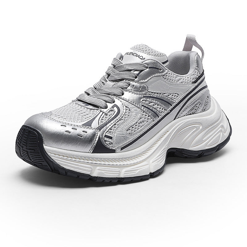 Women's Thick-soled For Elevator Wild Dad Women's Sports Shoes