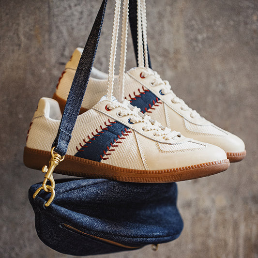 Men's Marden Retro Baseball German Training White Sports Casual Shoes