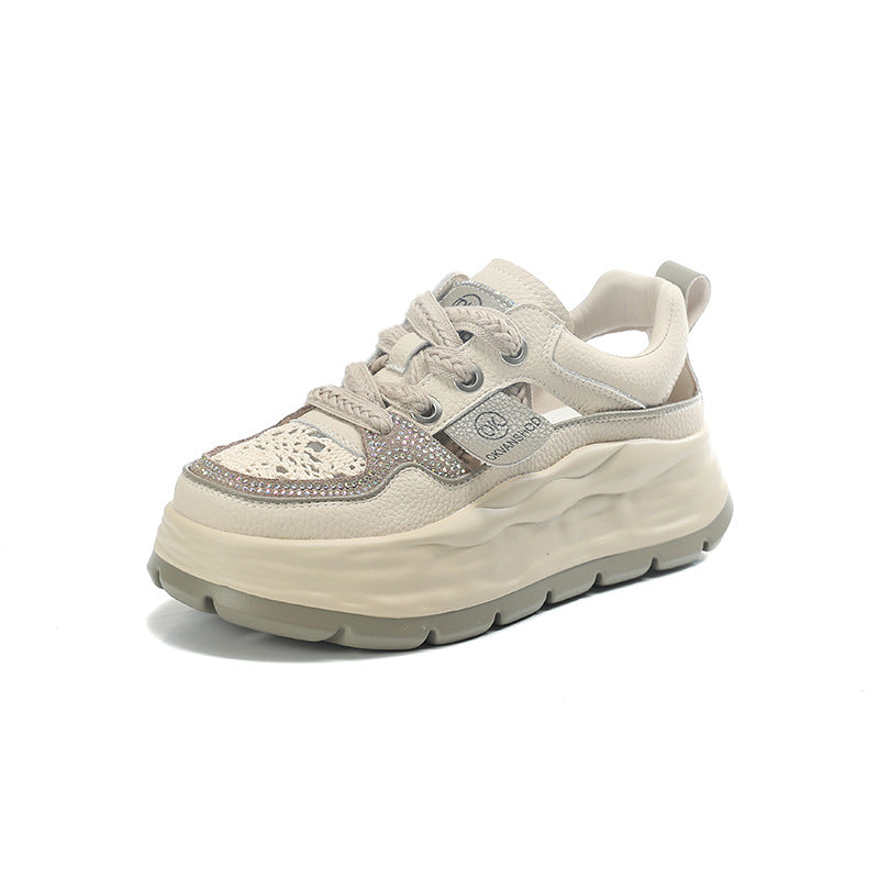 Women's Hollow Out Dad Fashion Summer Korean Sneakers