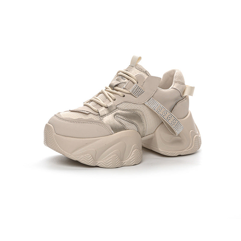 Women's Dad Autumn Platform Height Increasing Insole Men's Shoes
