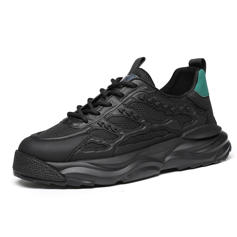 Men's Sports Mesh Breathable Platform Heightened Soft Sneakers