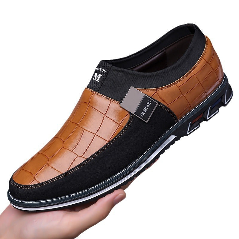 Men's Plus Size Slip-on Rubber Sole Casual Shoes