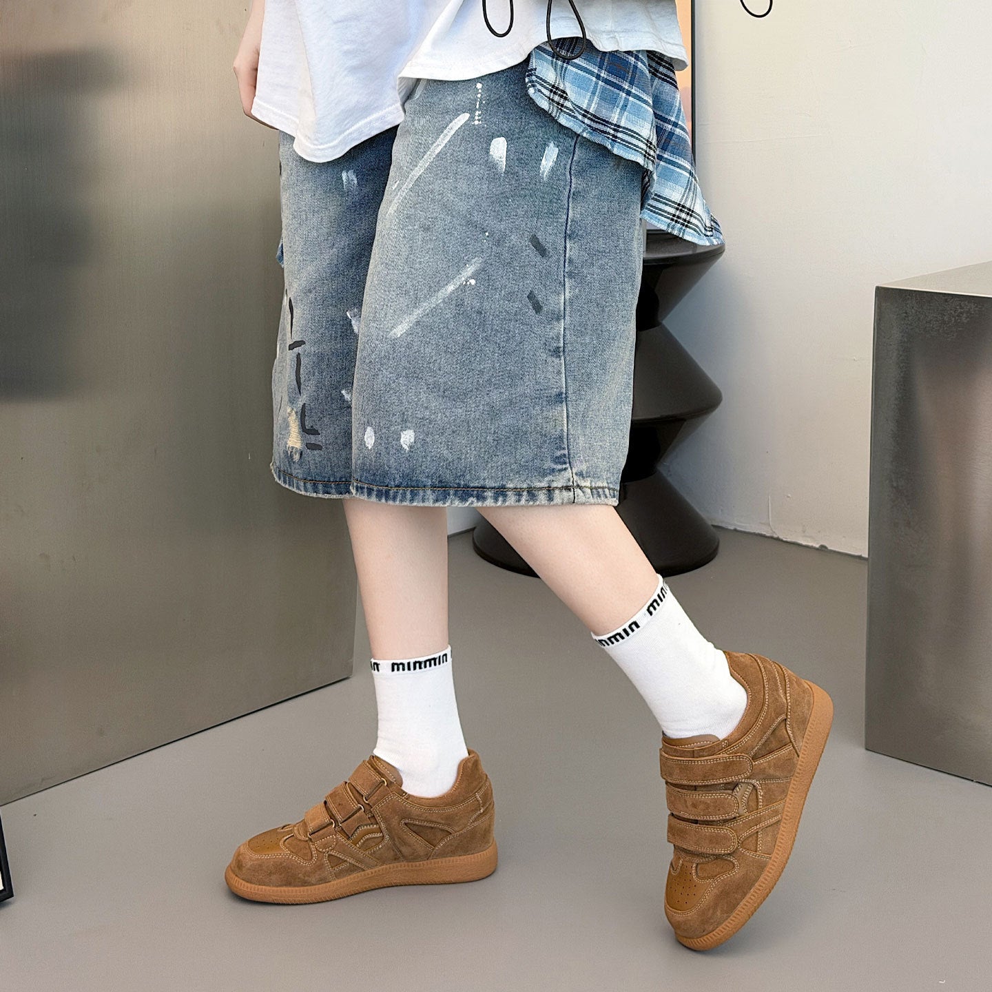 Women's Genuine Retro Height Increasing Insole German Training Spring Magic Stick Casual Shoes