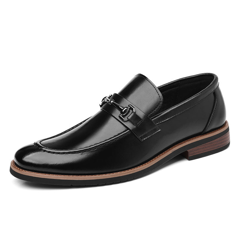 Men's Large Size European Style Oxford Pointed Suit Leather Shoes