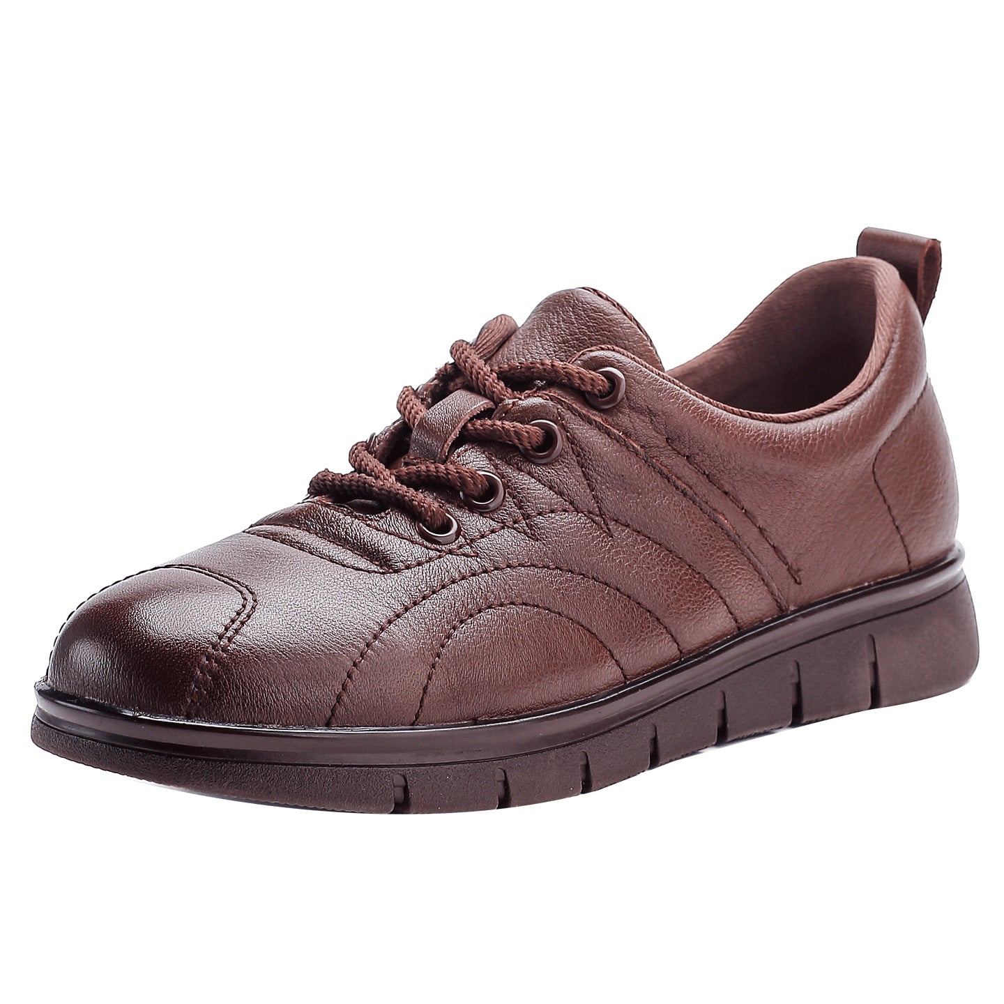 Women's First Layer Cowhide Autumn Flat Bottom Comfort Women's Shoes