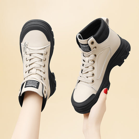 Women's Soft Martin Short Fleece-lined Fashion Vintage Sneakers